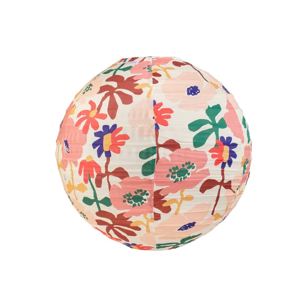Lampion tissu boule japonaise rond Calypso