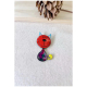 Broche Chat rouge - Bibop et Lula