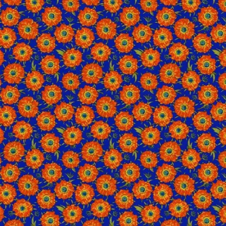 Velours ferme " Saga bleu "