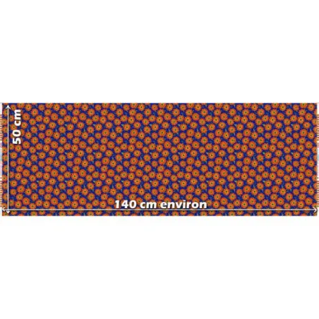 Velours ferme " Saga bleu "
