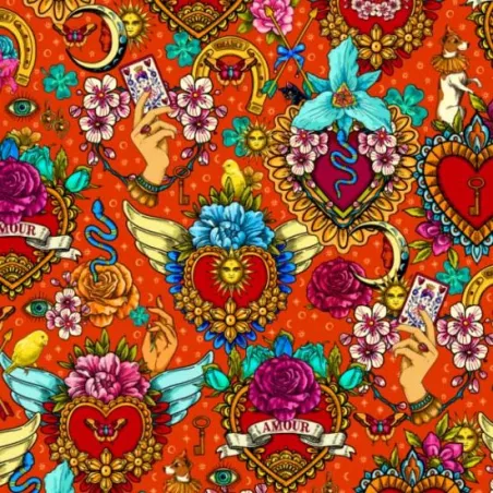 Velours ferme " Amulettes"