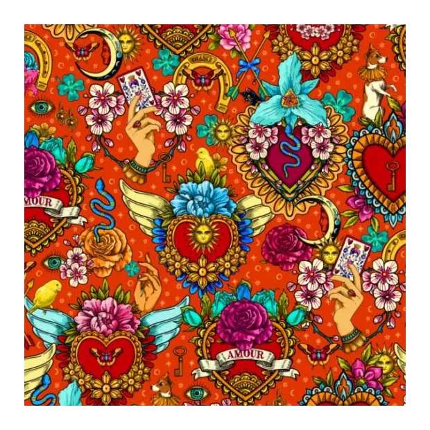 Velours ferme " Amulettes"