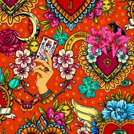 Velours ferme " Amulettes"