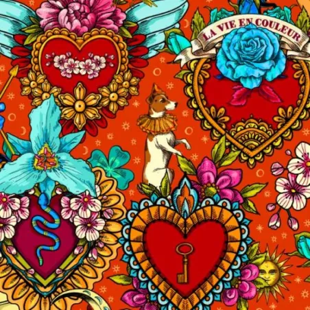 Velours ferme " Amulettes"