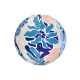 Lampion tissu boule japonaise rond Galati bleu - Bibop et Lula