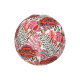 Lampion tissu boule japonaise rond Majorelle vert - Bibop et Lula