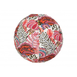 Lampion tissu boule japonaise rond Majorelle vert - Bibop et Lula