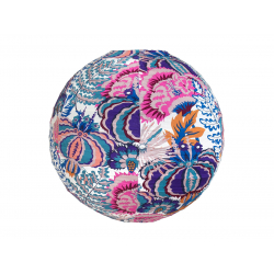 Lampion tissu boule japonaise rond Majorelle - Bibop et Lula