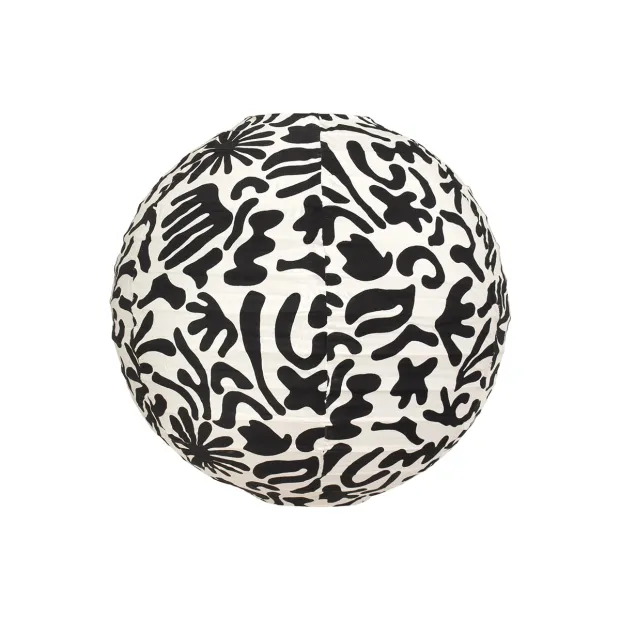 Lampion tissu boule japonaise rond Matisse