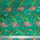 Tissu indien Bollywood brodé de sequins Serla vert - Bibop et Lula