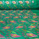 Tissu indien Bollywood brodé de sequins Serla vert - Bibop et Lula