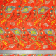 Tissu indien Bollywood brodé de sequins Serla orange - Bibop et Lula