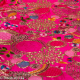 Tissu indien Bollywood brodé de sequins Kalar rose - Bibop et Lula