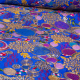 Tissu indien Bollywood brodé de sequins Kalar bleu - Bibop et Lula