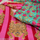 Tissu indien coton matelassé Bengale rouge - Bibop et Lula
