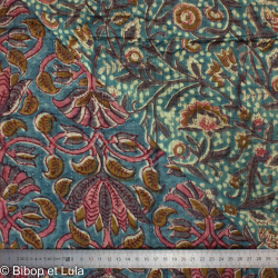 Tissu indien coton matelassé Dabrog - Bibop et Lula