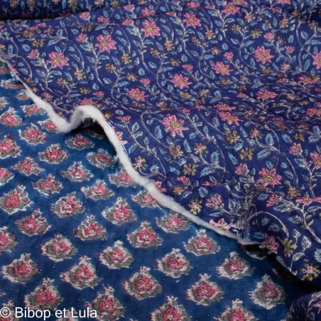 Tissu indien coton matelassé Garlauni