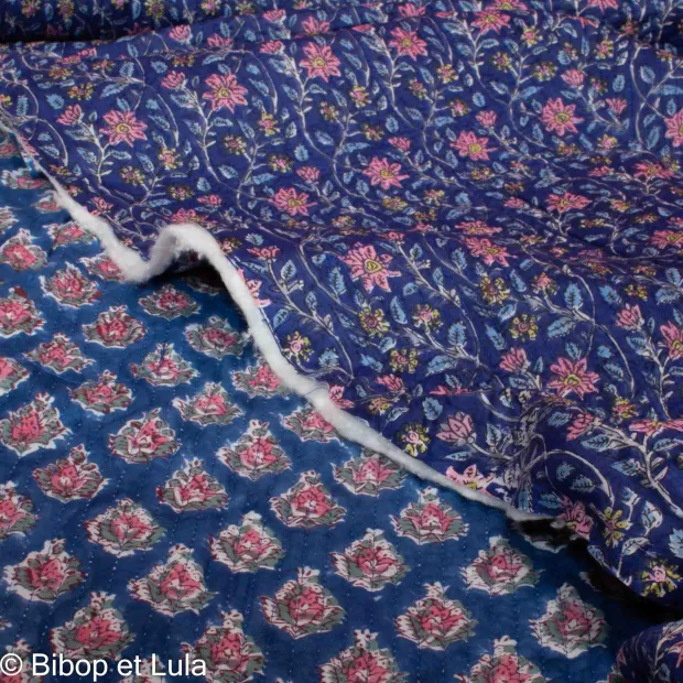 Tissu indien coton matelassé Garlauni