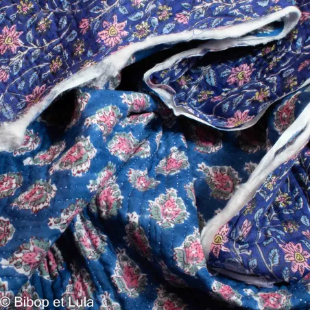 Tissu indien coton matelassé Garlauni