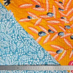 Tissu indien coton matelassé Riur - Bibop et Lula