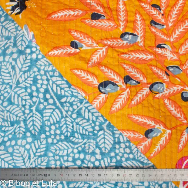 Tissu indien coton matelassé Riur