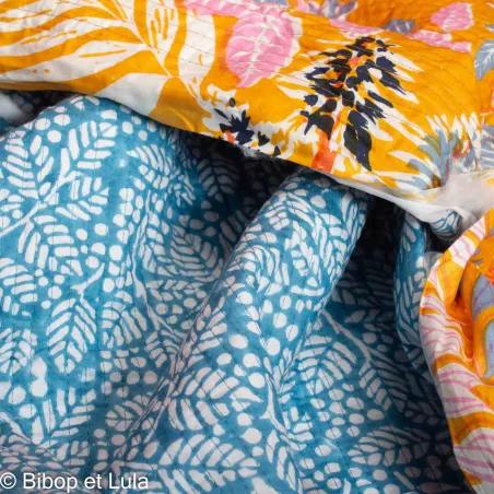 Tissu indien coton matelassé Riur