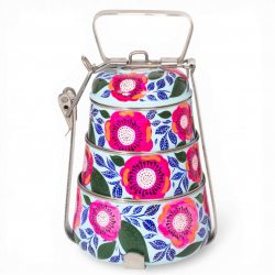 Lunch box inox peinte à la main Salem - Bibop et Lula