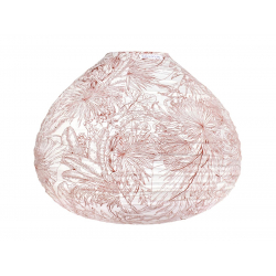 Lampion tissu boule japonaise goutte Zanzibar cannelle - Bibop et Lula