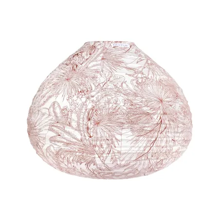 Lampion tissu boule japonaise goutte Zanzibar cannelle