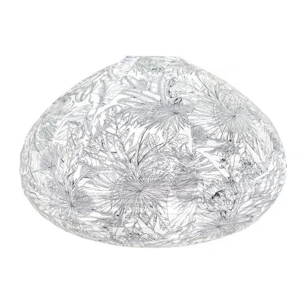 Lampion tissu boule japonaise goutte Zanzibar