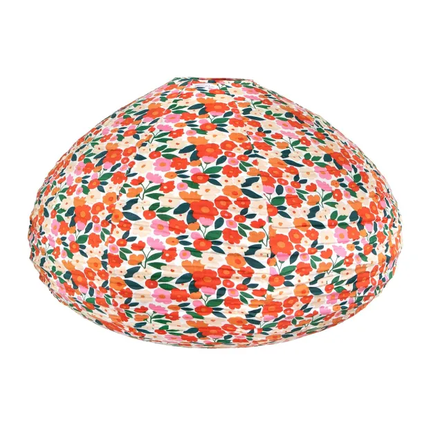 Lampion tissu boule japonaise goutte Melba