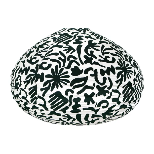Lampion tissu boule japonaise goutte Matisse