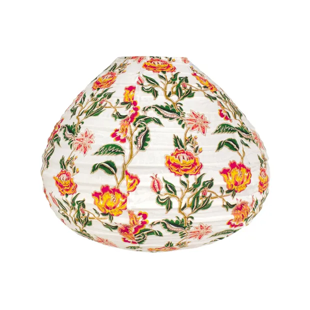 Lampion tissu boule japonaise goutte Malacca
