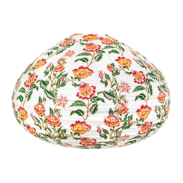 Lampion tissu boule japonaise goutte Malacca