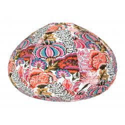 Lampion tissu boule japonaise goutte Majorelle vert - Bibop et Lula