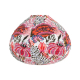 Lampion tissu boule japonaise goutte Majorelle vert - Bibop et Lula