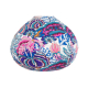 Lampion tissu boule japonaise goutte Majorelle - Bibop et Lula