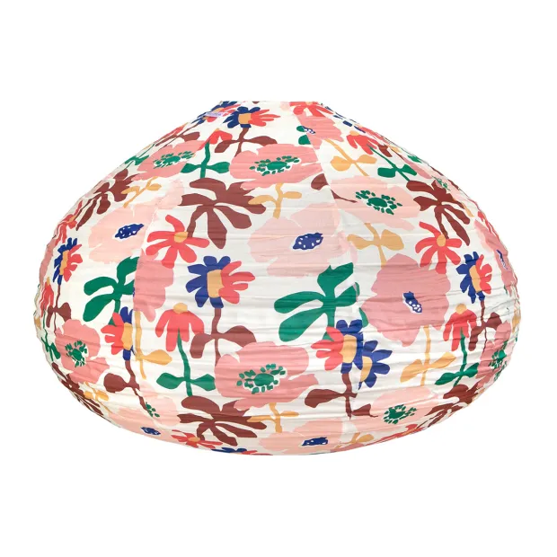 Lampion tissu boule japonaise goutte Calypso