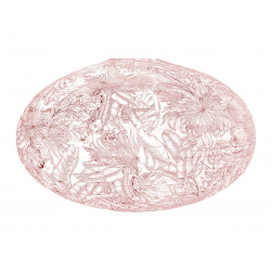 Lampion tissu boule japonaise ovale Zanzibar Cannelle - Bibop et Lula