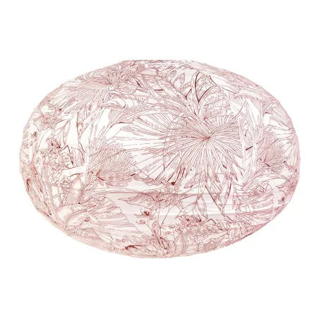 Lampion tissu boule japonaise ovale Zanzibar Cannelle