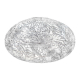 Lampion tissu boule japonaise ovale Zanzibar - Bibop et Lula