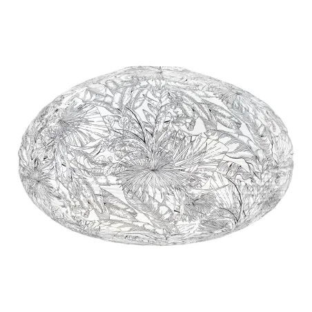 Lampion tissu boule japonaise ovale Zanzibar