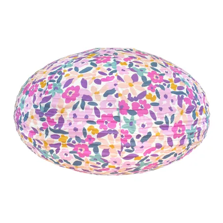 Lampion tissu boule japonaise ovale Posy