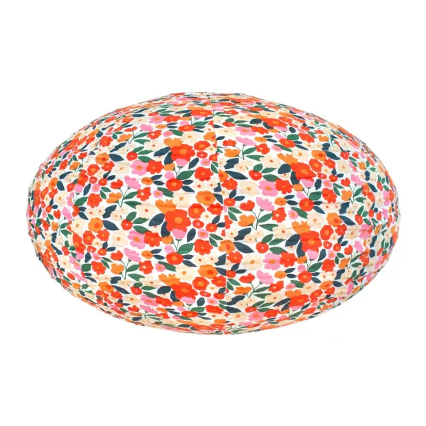 Lampion tissu boule japonaise ovale Melba