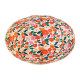 Lampion tissu boule japonaise ovale Melba - Bibop et Lula