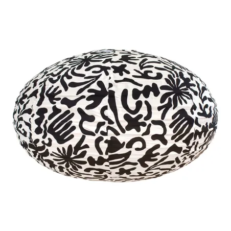 Lampion tissu boule japonaise ovale Matisse