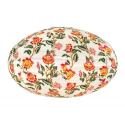 Lampion tissu boule japonaise ovale Malacca - Bibop et Lula