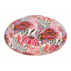 Lampion tissu boule japonaise ovale Majorelle Vert - Bibop et Lula