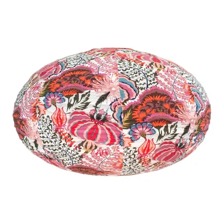 Lampion tissu boule japonaise ovale Majorelle Vert