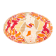 Lampion tissu boule japonaise ovale Galati - Bibop et Lula
